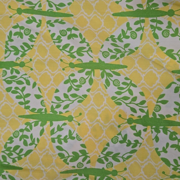 Lilly Pulitzer Yellow and Green Butterfly Print Skort Size 8 - Picture 3 of 7